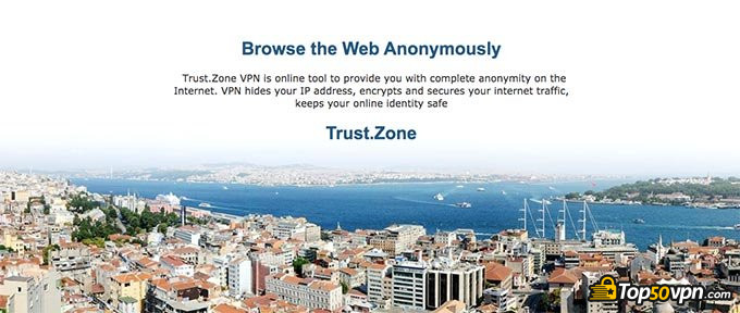 Đánh giá Trust Zone VPN: Ẩn danh.