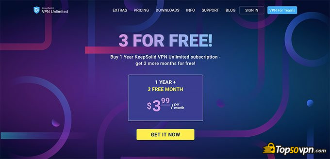 Đánh giá VPN Unlimited: Trang đầu.